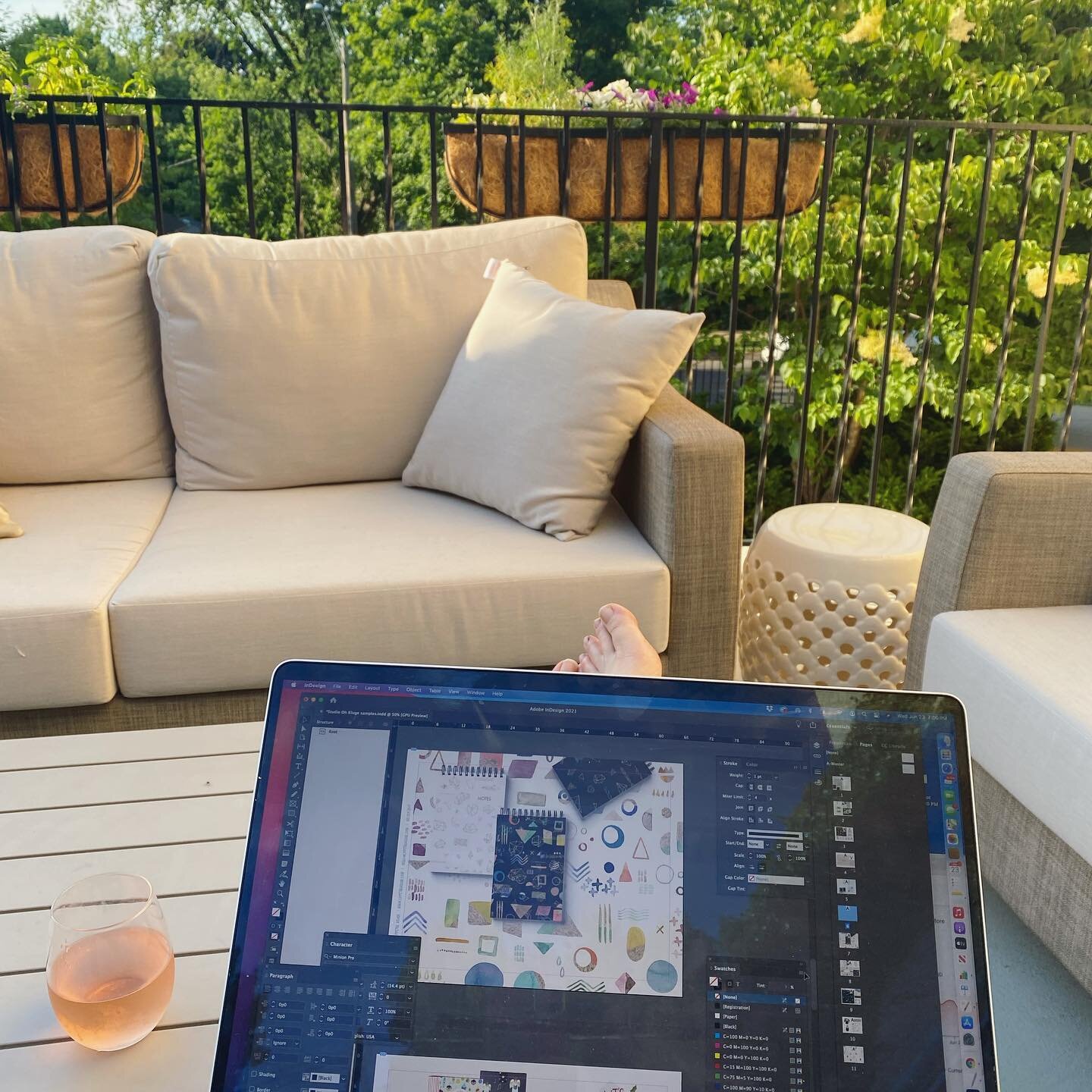 Summer and the living is easy&hellip;.Perfect day to work outside if you can.