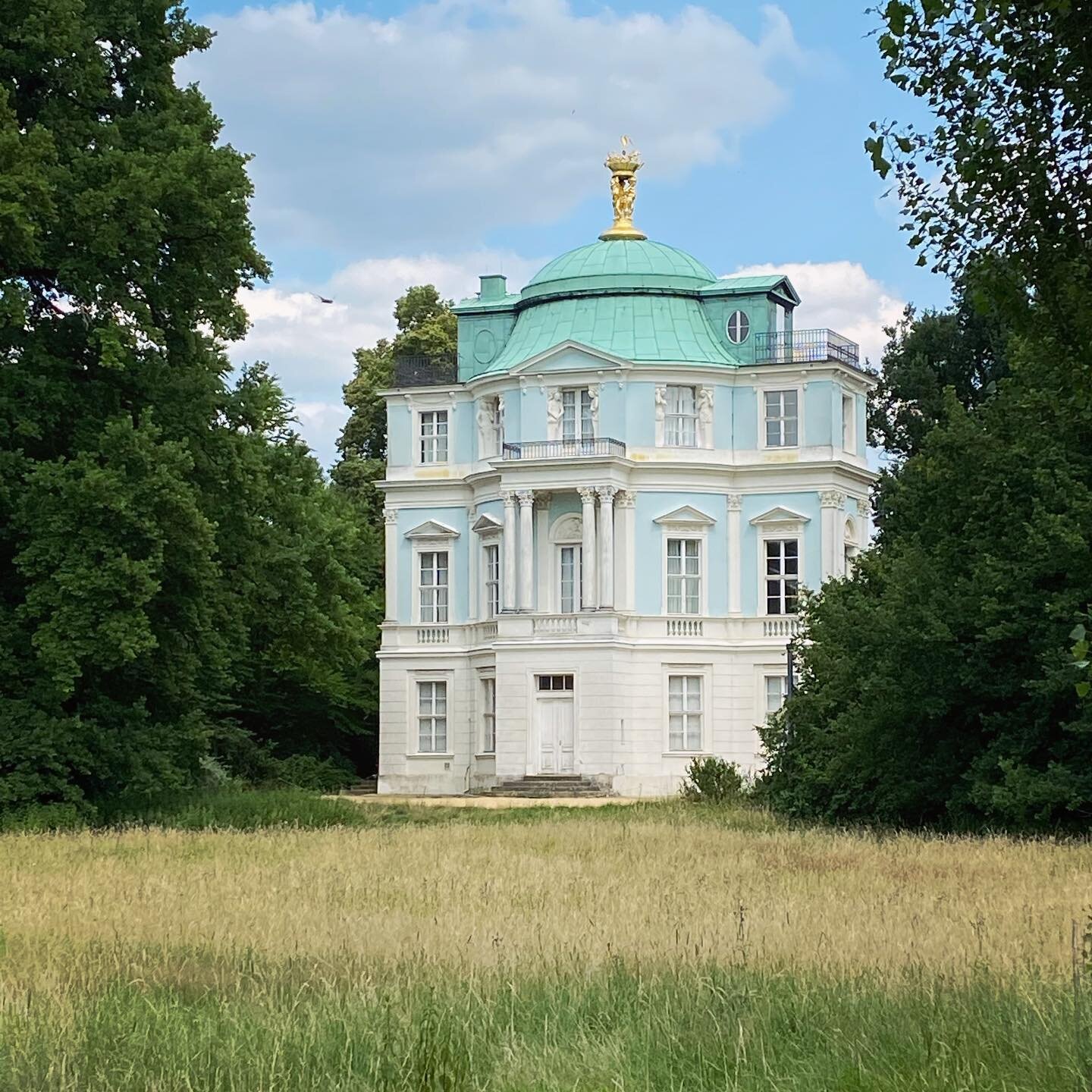 I&rsquo;m discovering Berlin today via scooter. One of my finds: Deep within the Prussian royal gardens exists this beautifully perfect Summer retreat.