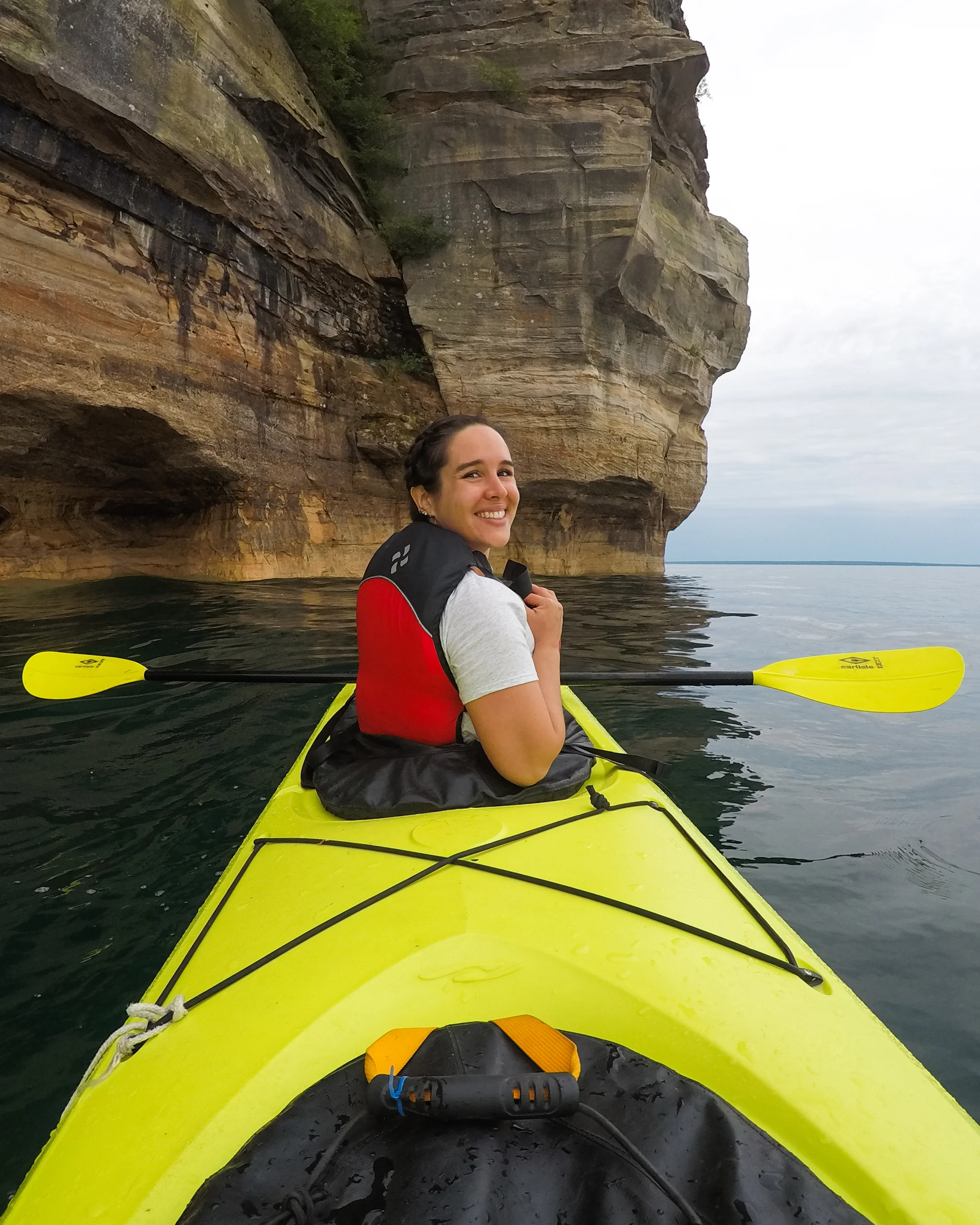 Kayaking Pictured Rocks National Lakeshore