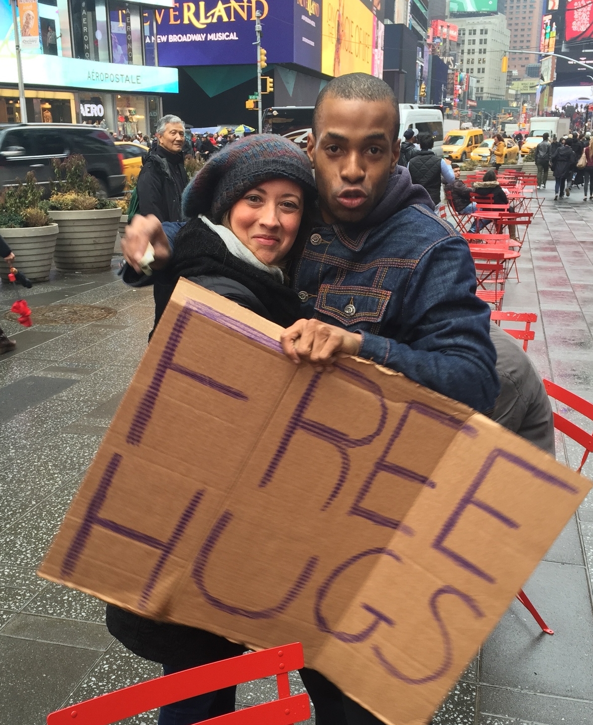 You're a hugger. I can tell. 