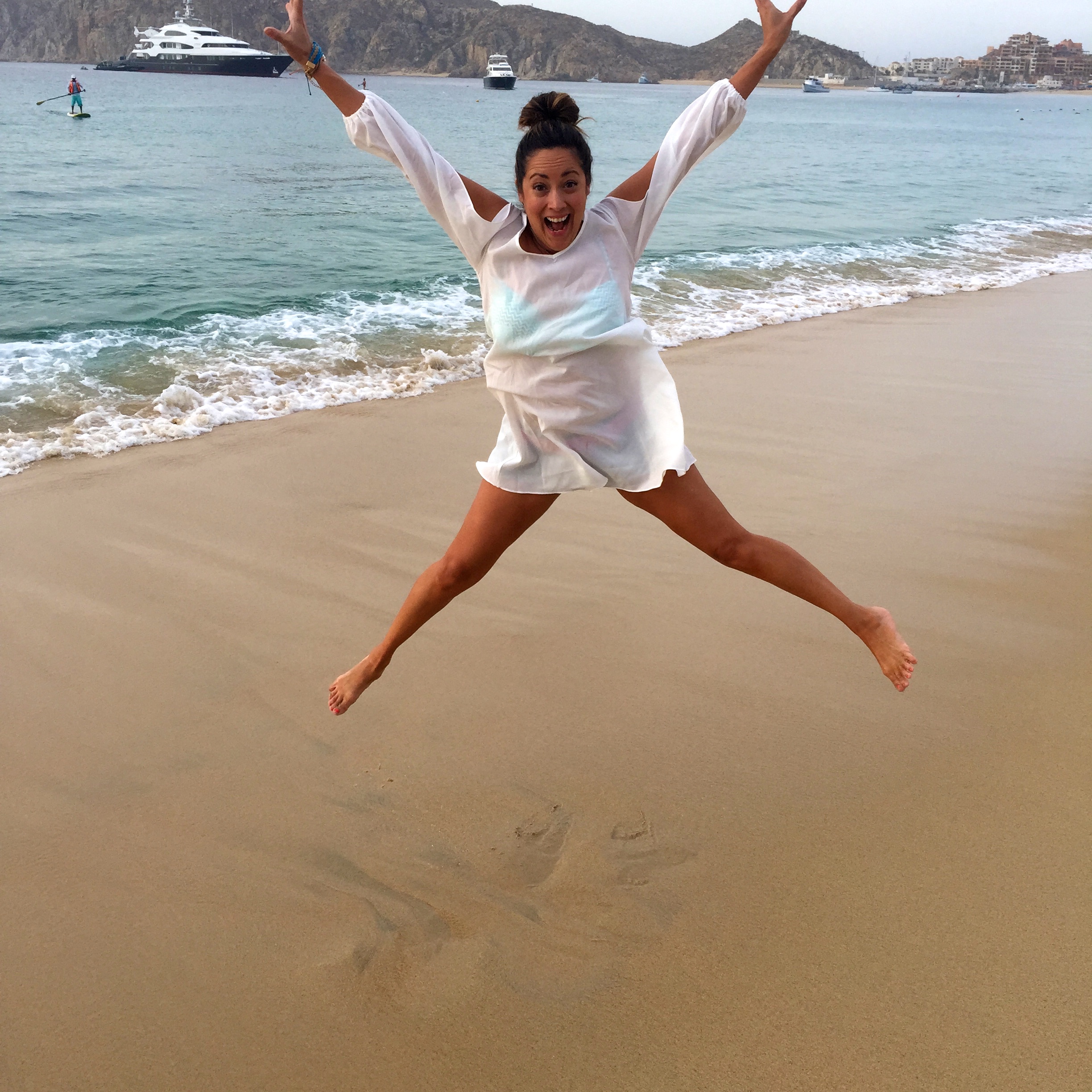 This is me when I get to Cabo; one of my favorite nearby destinations in Baja. 