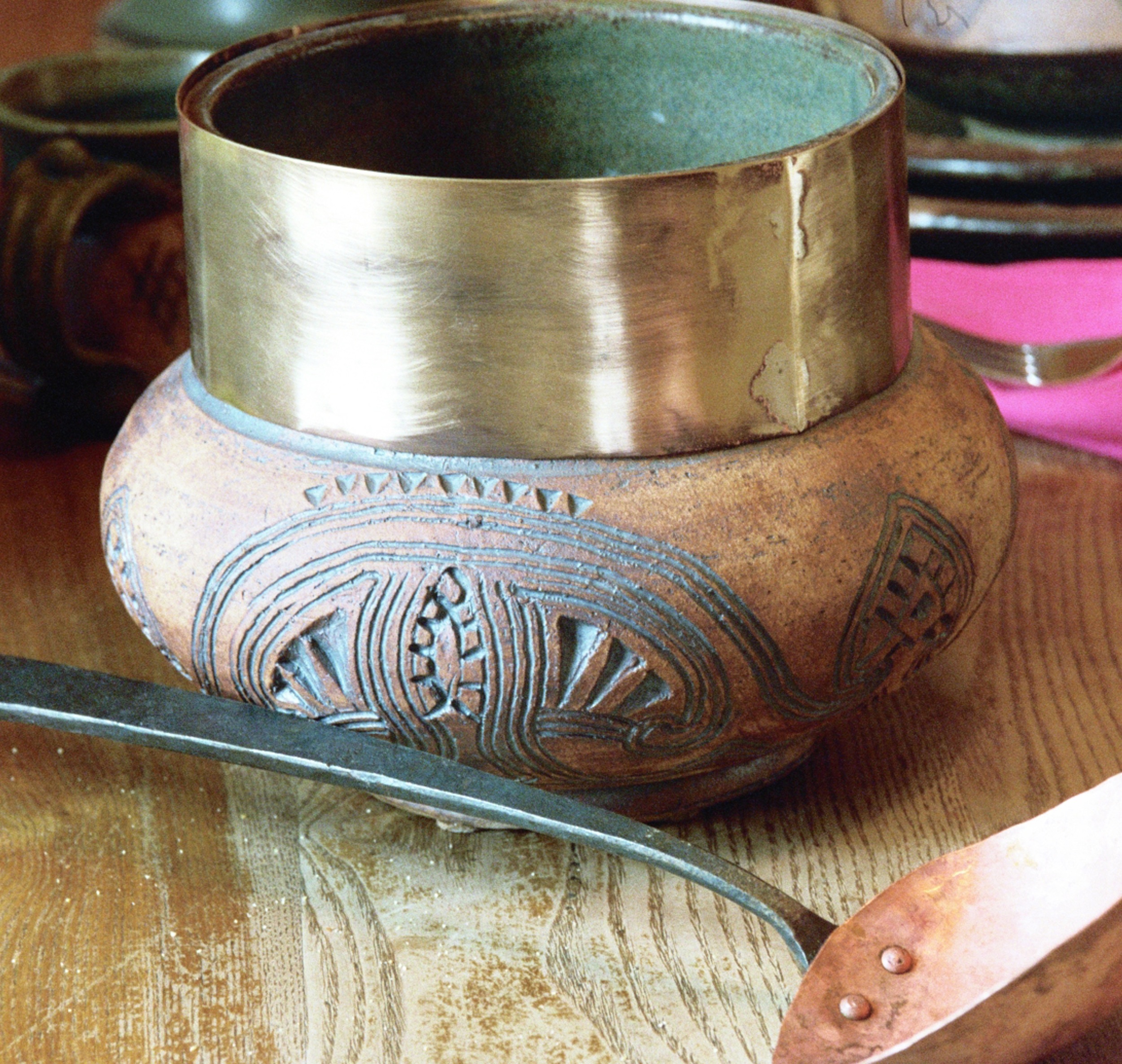 Brass Rimmed Setesdal Bowl