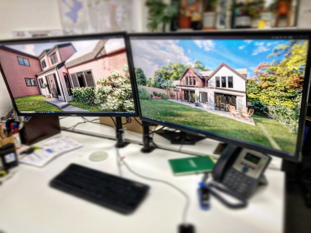 Running visuals for our project in Knutsford, exploring options for alternative external materials. 

If you have a project which needs bringing to life, drop us a message. 

#architecture #architect #residentialdesign #architecturaldesign #property 