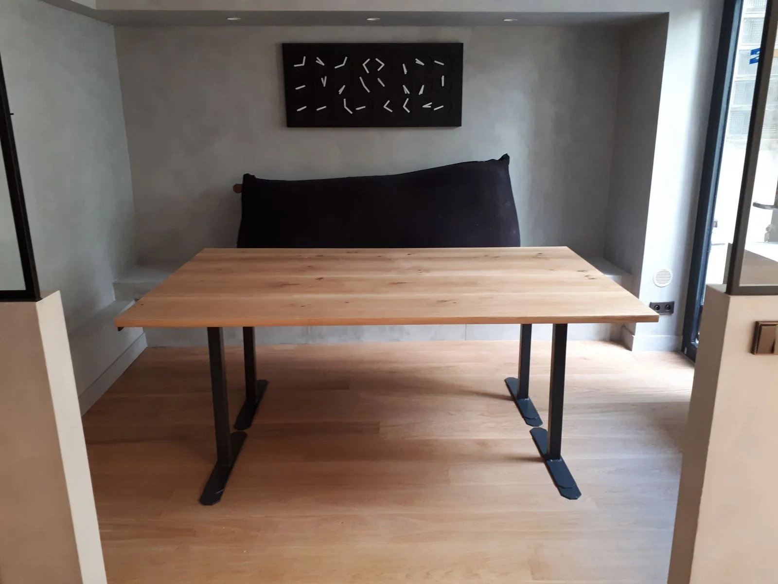 Tables jumelle - Chêne et acier