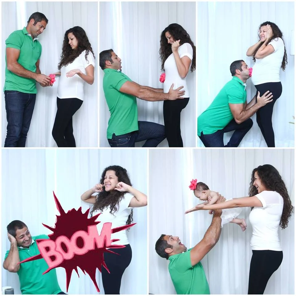 My Maternity photo shoot done over the course of 11 months