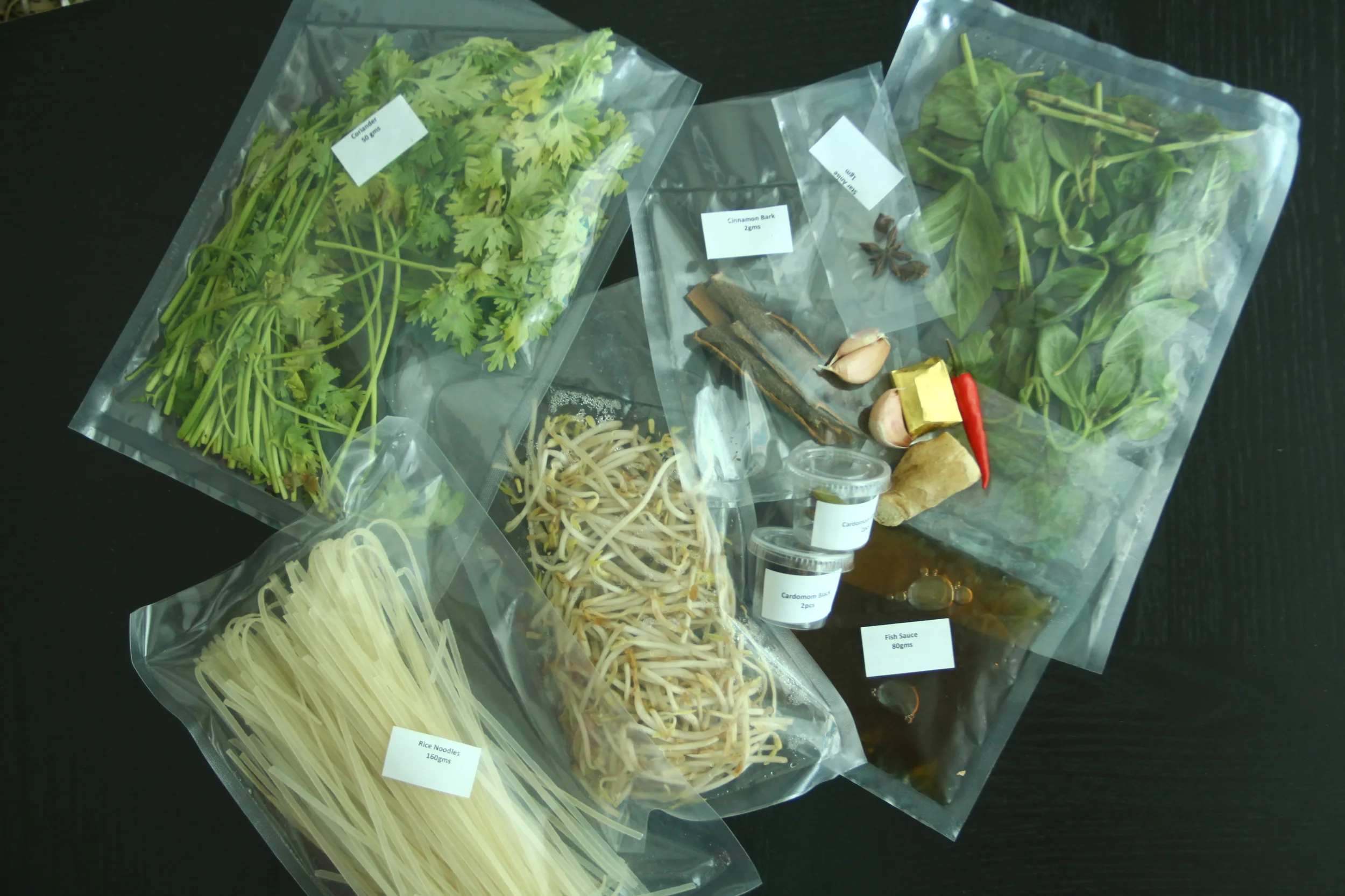 Vietnamese Beef & Rice Noodles Ingredients