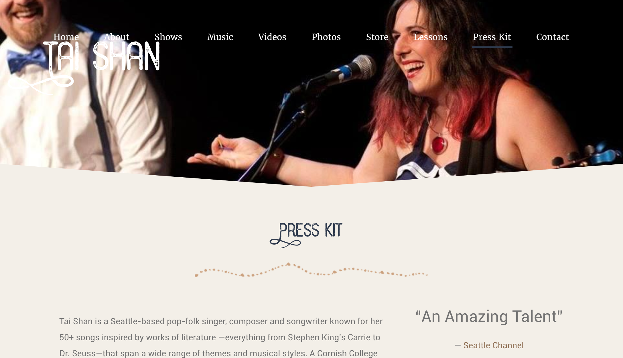 Tai Shan - Copywriting for Press Kit