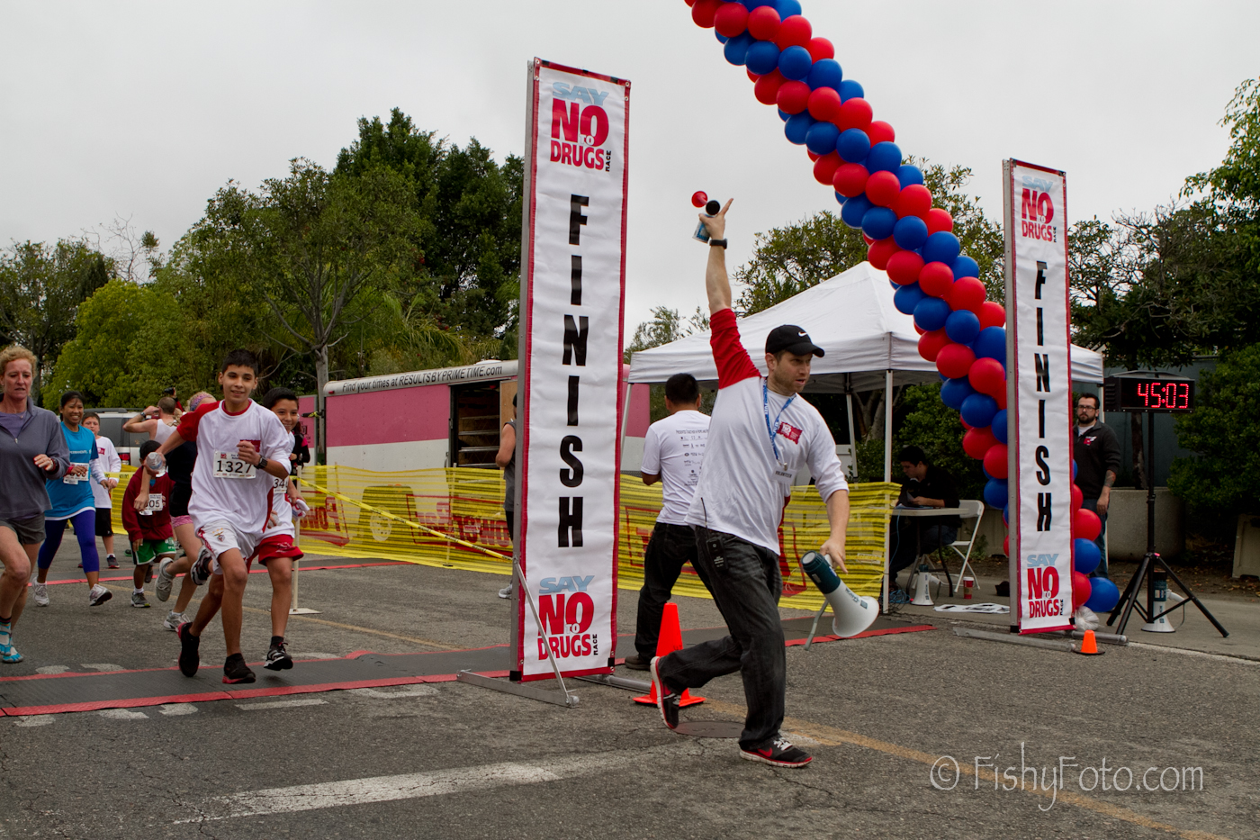 Say No to Drugs Race at Universal Studios Backlot #fishyfoto