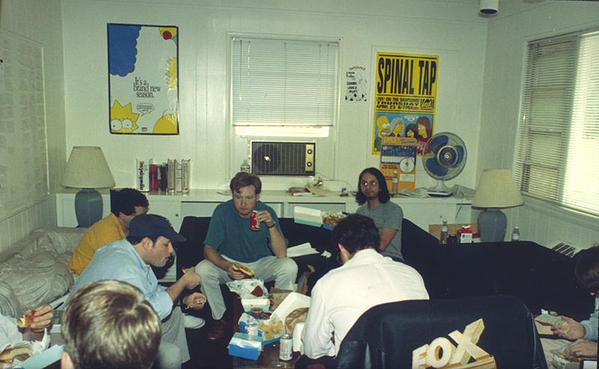 This is the writing room of the Simpsons creators. They knew you need good planning before starting out.