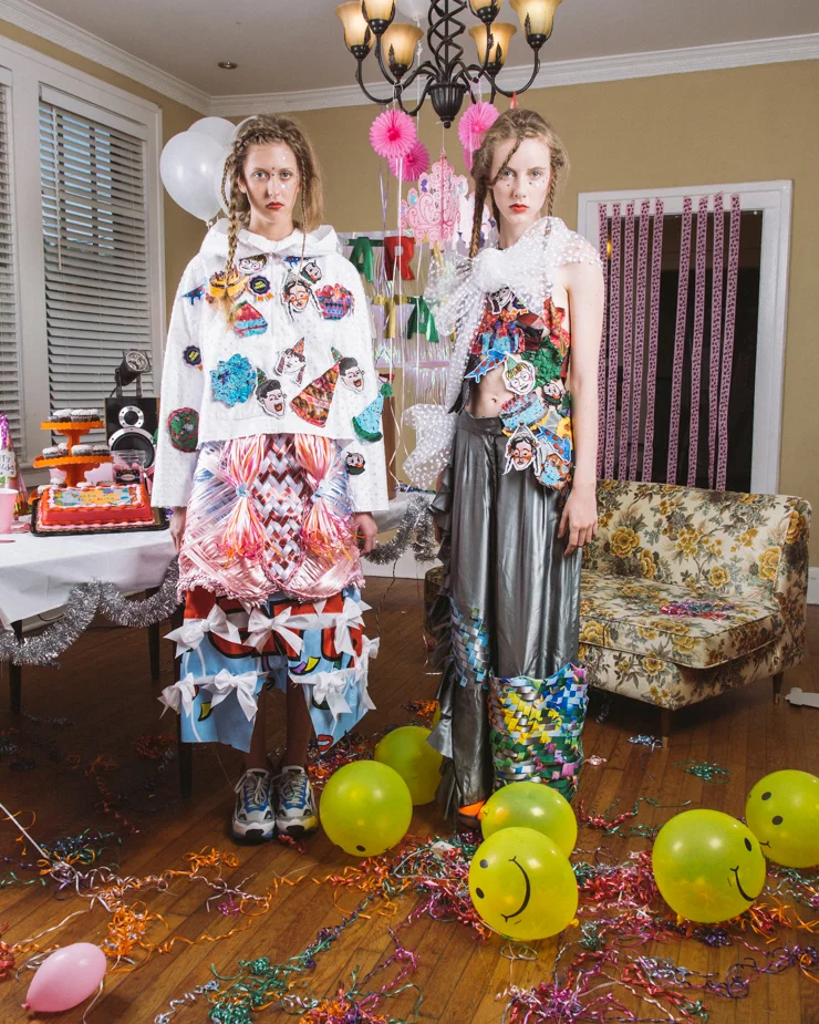 Patch Hoodie and Patch Lace Sash