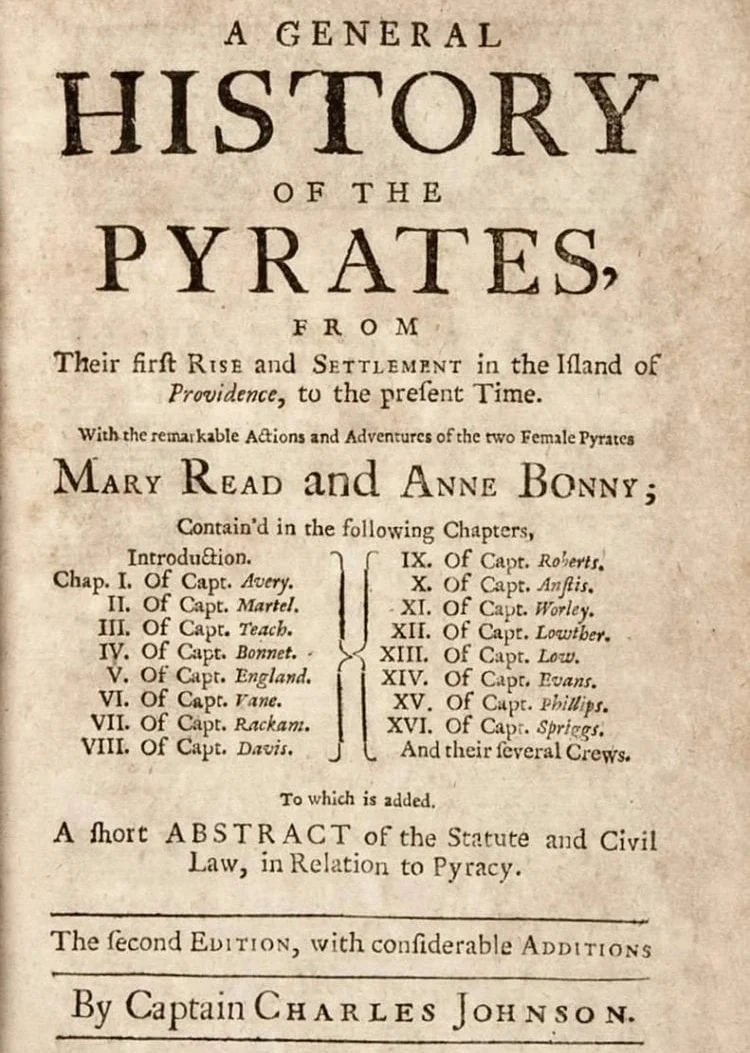 A General History of Pyrates by Captain Charles Jhonson