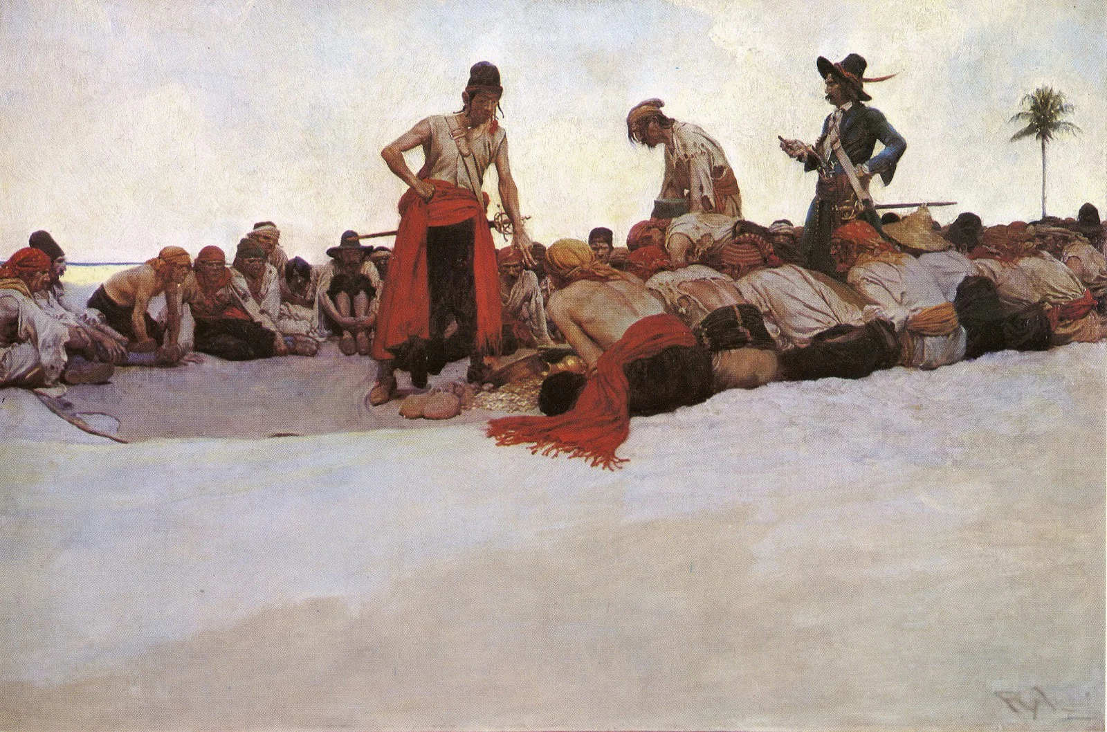 So the treasure was divided by Howard Pyle (1905)