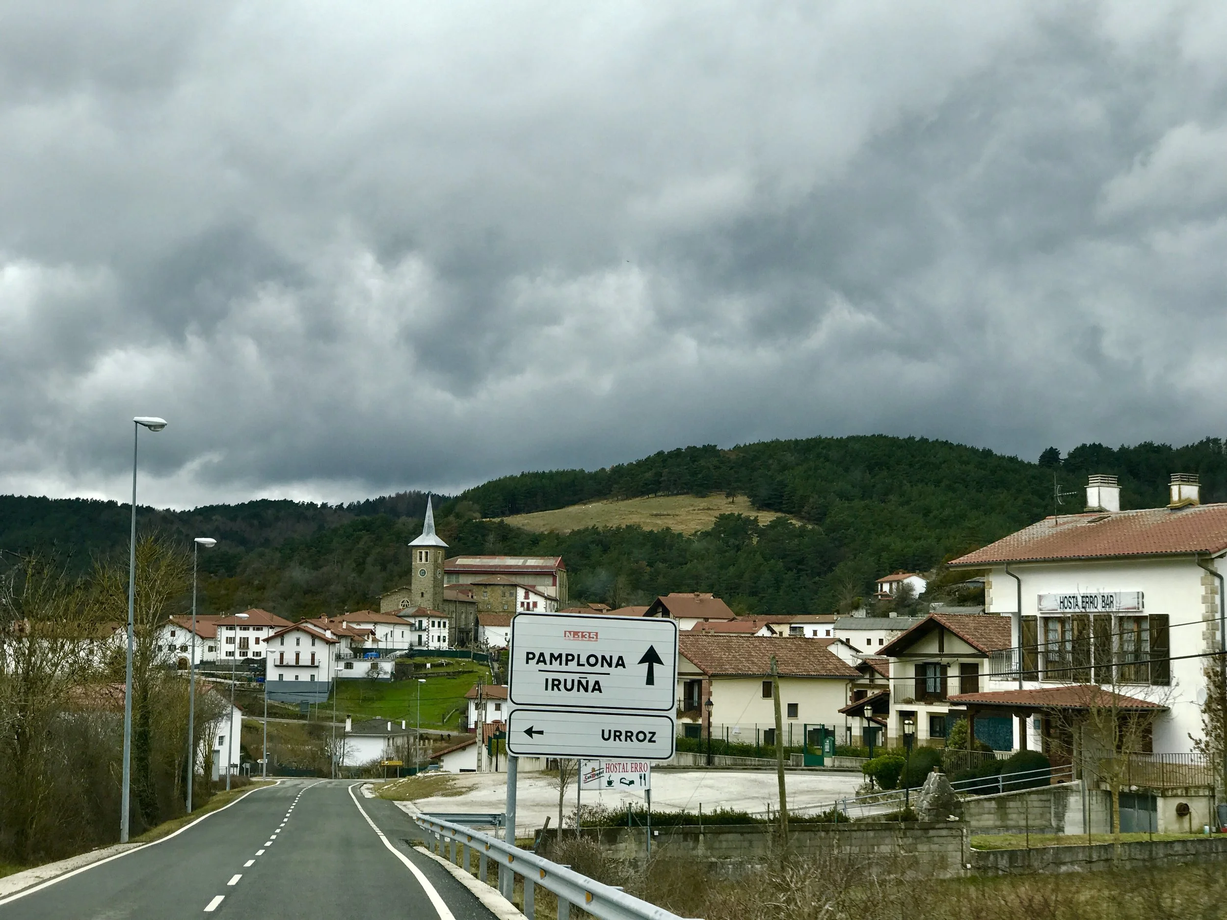 Day 3 - Village on the way to Pamplona