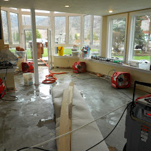 Flood damage in Alpine Utah