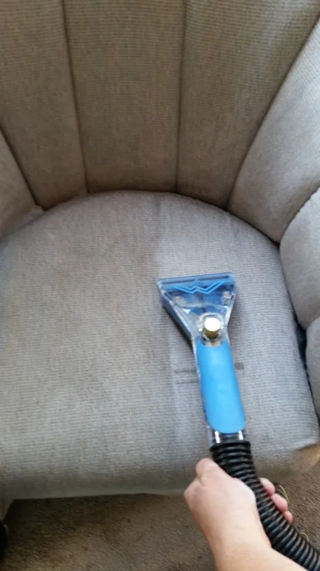 cleaning a chair in Utah county