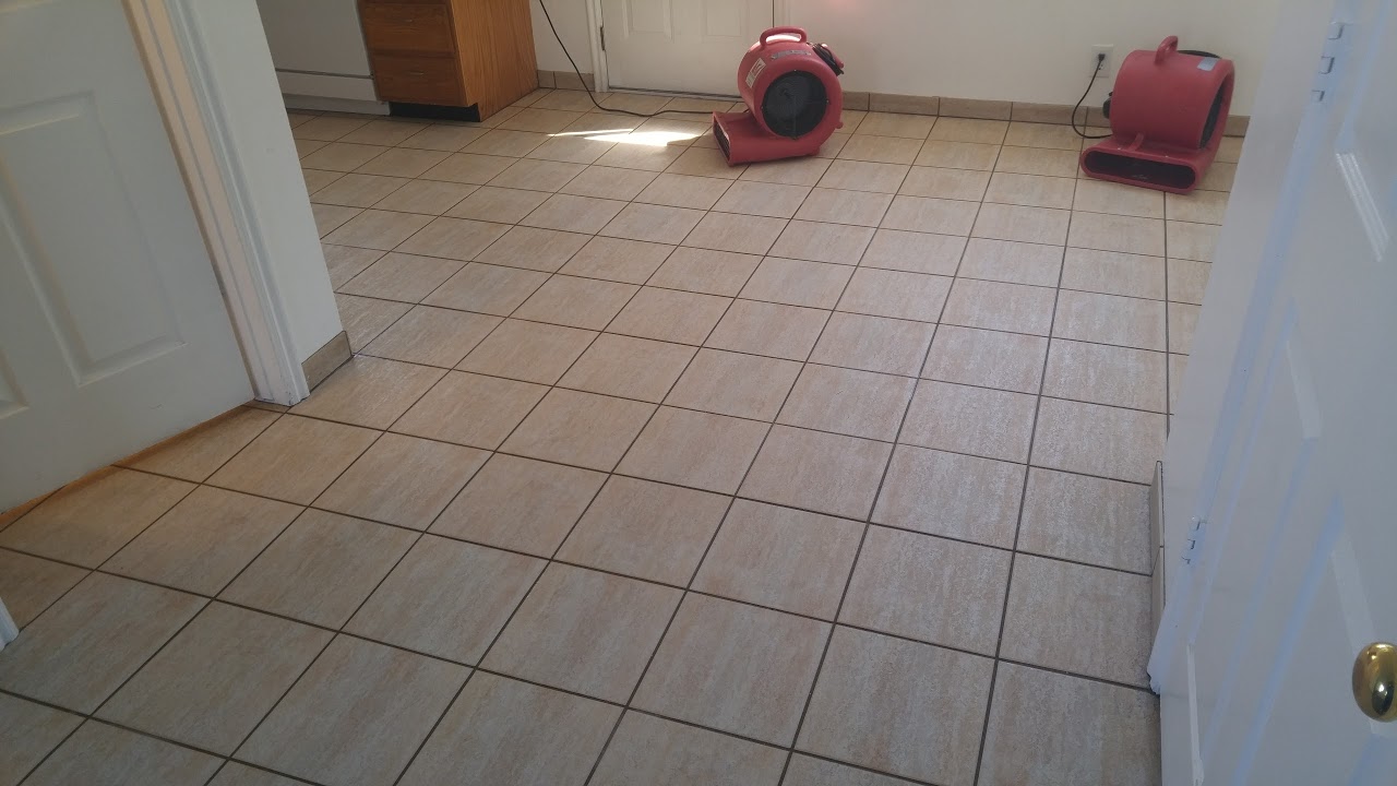 It is really important to dry the tile so you can inspect the tile and grout when it is dry