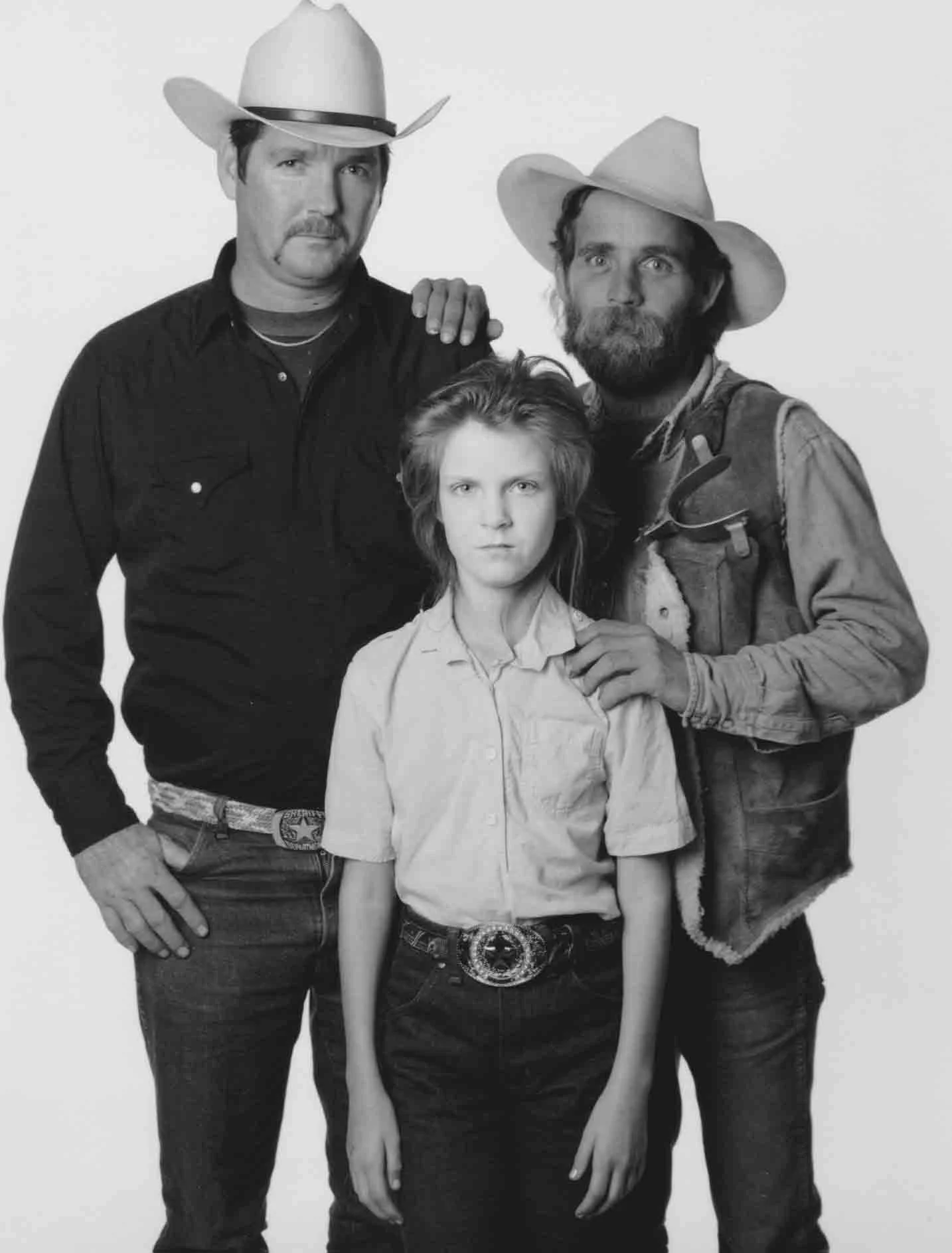 Rodeo Clown, daughter and friend
