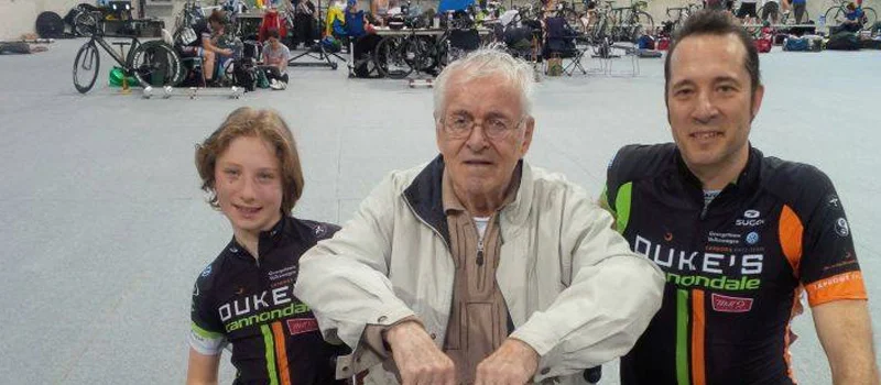 Three generations of Froner at the Provincial Track Championships. The Past, Present and Future.