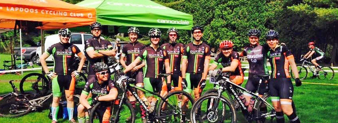 Very pleased to see such a strong presence from the Duke's Cycle Cannondale LapDogs MTB Squad at the Long Sock Classic.