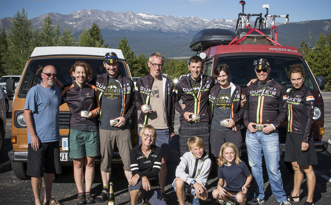 Our entire Leadville Team and Support Crew. An amazing experience for all. (Thanks to Peter Kraiker for the photo)
