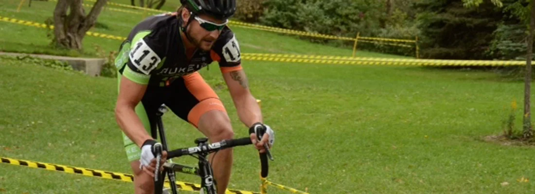 The Big Man, Mark Brusso on his way to the top spot on the podium. 