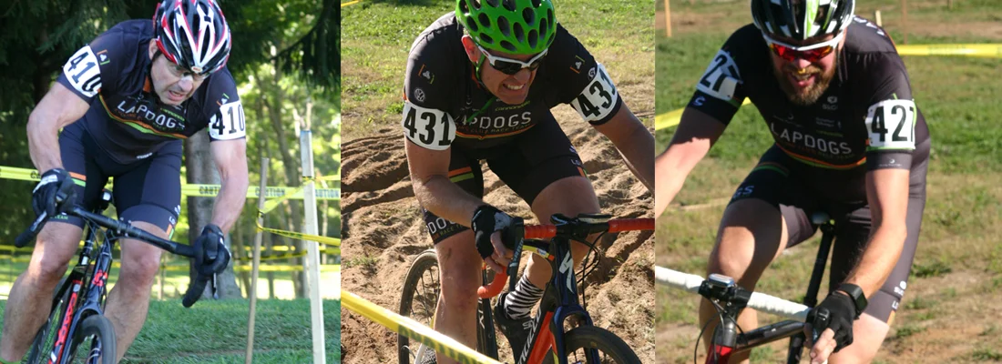 Mike, Barry and Steve... working hard at the first CX event of the season. 