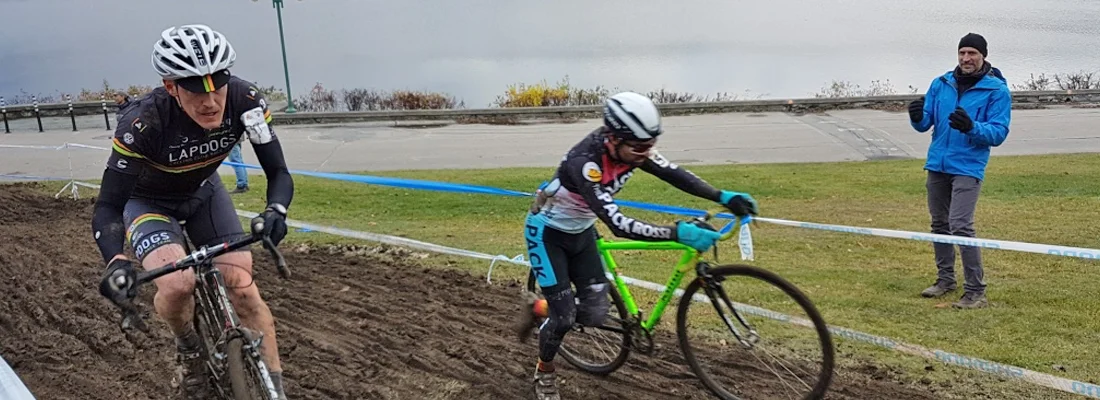 Sean, pushing hard through the sand/mud. 