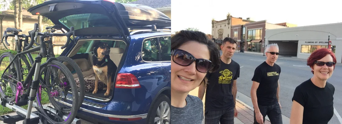 Packing for the trip with Bruno. The Team, Robin, Jouko, Ian and Joanne arrives in Kansas.