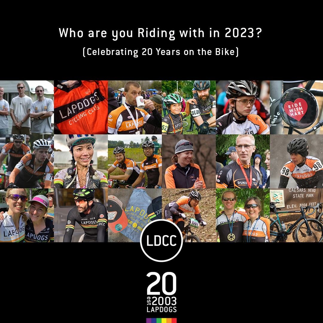 Who are you Riding with in 2023?
&bull;
The LapDogs Cycling Club is all about riding in a inclusive group with like-minded people. Volunteer run and organized, our club rides focus on riding together, having fun and connecting with new people who sha