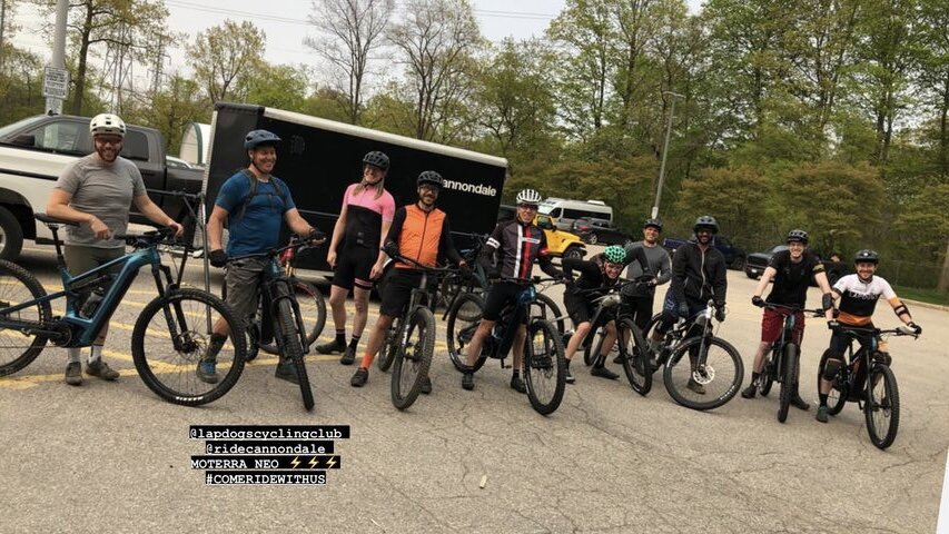 Thanks to Neil, Brett and Cannondale for the unique opportunity of being amongst the first in Ontario to test-ride the new Moterra eMTBs. 
Lots of big grins and smiles following some good times on the Don Valley trails 

@goldn_shred @brettkane

#Rid