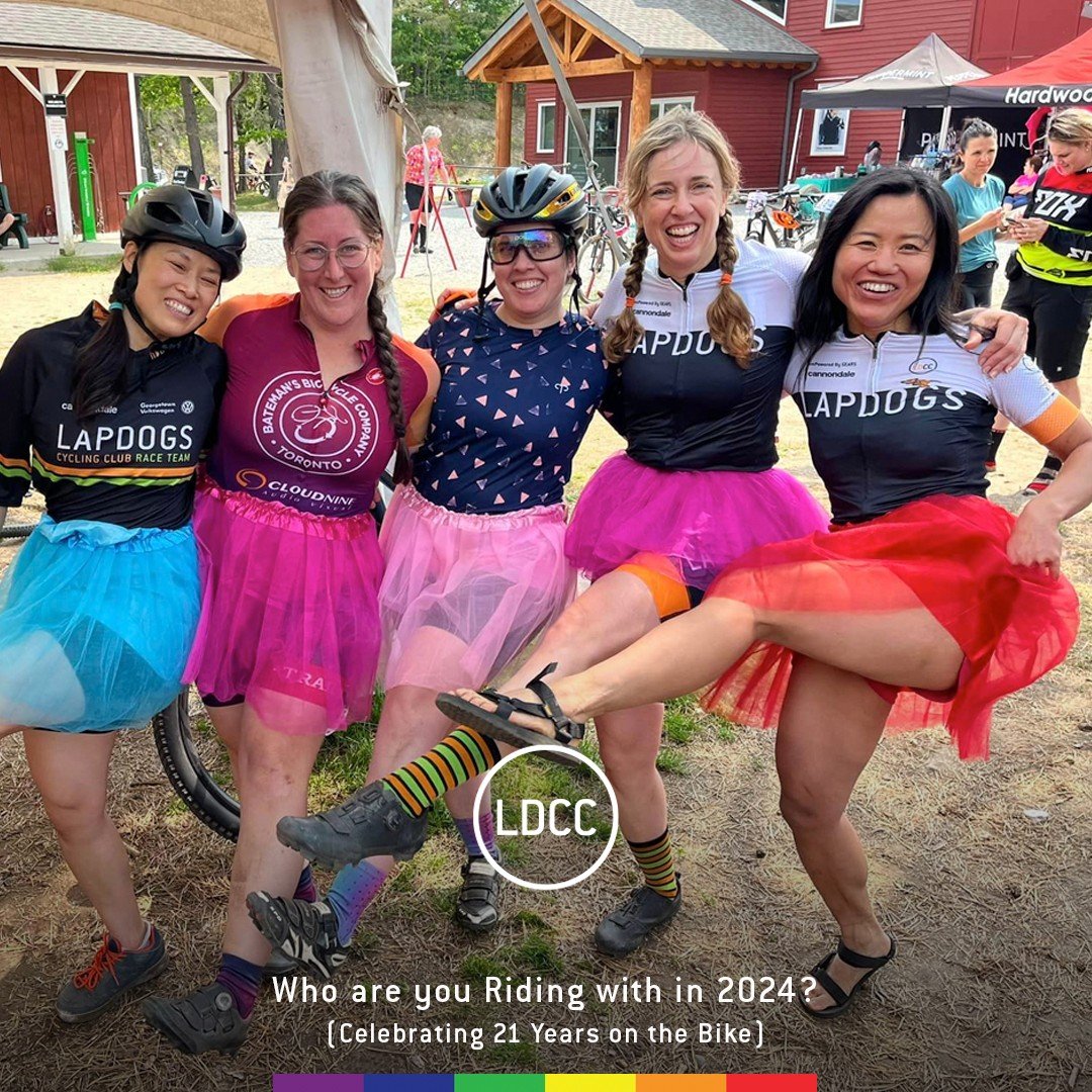 Spring is here, time to get outside.
&bull;
Who are you Riding with in 2024? 
&bull;
LapDogs Cycling Club : Registration is now open : https://www.lapdogs.ca/sign-up
&bull;
#passion #advocacy #diversity #inclusion #ldcc2024 #RideWithThePack #ridewith