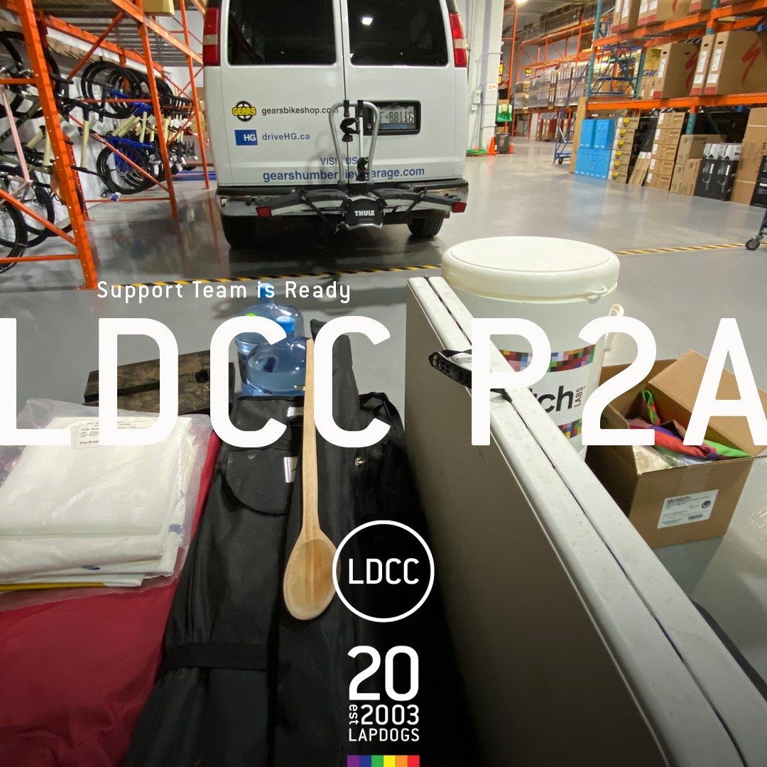 LDCC P2A : Support Team is Ready
&bull;
Tents, equipment, hydration and recovery fuel is staged at @gearsbikeshop  Burlington in preparation for tomorrow's @paris2ancaster event. 
&bull;
Once again, we'll have a solid group of participants from the L