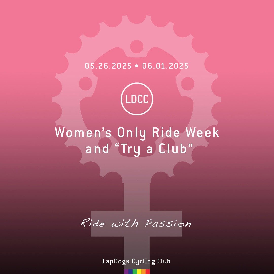 In recognition of all those awesome women who ride, we've put together an entire week of rides exclusively for woman and those who identify as women. 
&bull;
Monday May 26th to Sunday June 1st
&bull;
These rides are open to current LDCC members. Not 
