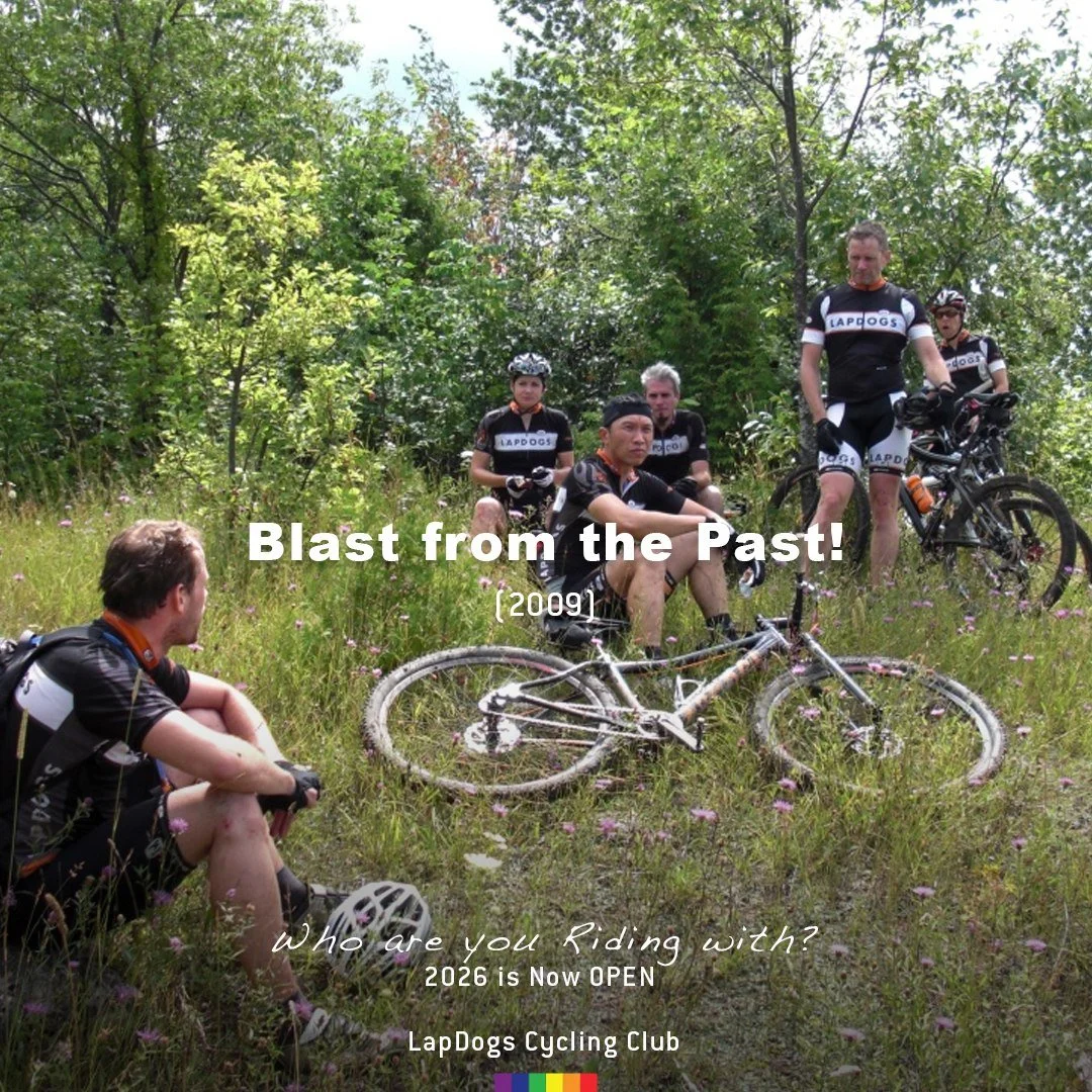 Established in 2003, we've been riding with passion for 23 Years. 
&bull;
Here's a "Blast from the Past" (2009) and an MTB club ride in what was likely Durham Forest. Take note of Larry's "MisFit Dog" custom singlespeed bike - a c