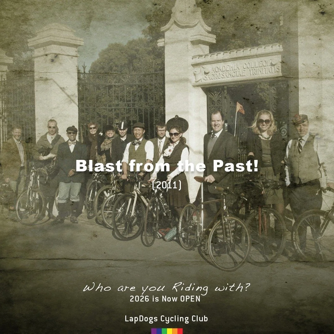 Established in 2003, we've been riding with passion for 23 Years. 
&bull;
Here's a "Blast from the Past" (2011) with our "Sunday Best" ride. A fun day on the bike (vintage preferred) as we toured the city (no spandex, no gps), enj