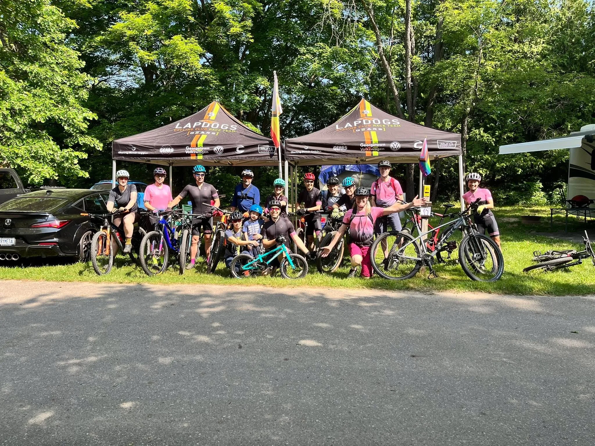 Are you curious about joining our cycling club? Have Questions? 
&bull;
We will be hosting a series of virtual meetings for you to participate in and learn all about the LapDogs Cycling Club. This is your opportunity to learn more about our club, the