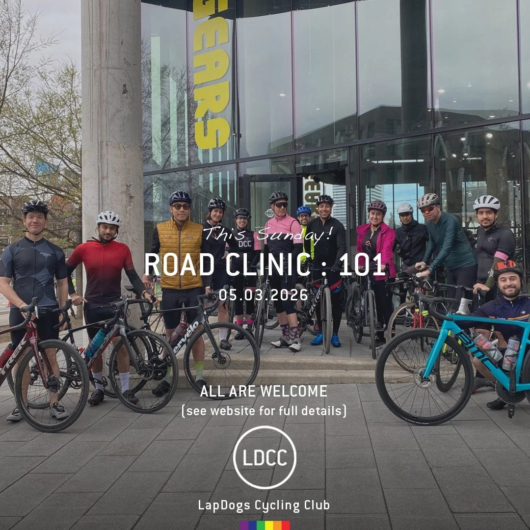 This Sunday! LDCC Road Ride 101
May 3rd 2025
&bull;
Roadcurious? New to the club or road riding? A little unsure about riding in a group or paceline? Fear not...we have you covered. Join us at Gears Bike Shop Toronto where experienced club members wi