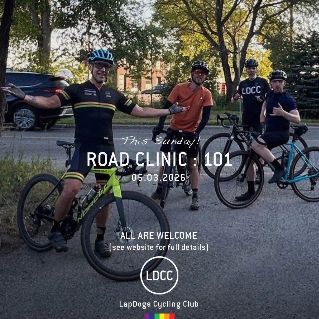 This Sunday! LDCC Road Ride 101
May 3rd 2025
&bull;
Roadcurious? New to the club or road riding? A little unsure about riding in a group or paceline? Fear not... we have you covered. Join us at Gears Bike Shop Toronto where experienced club members w