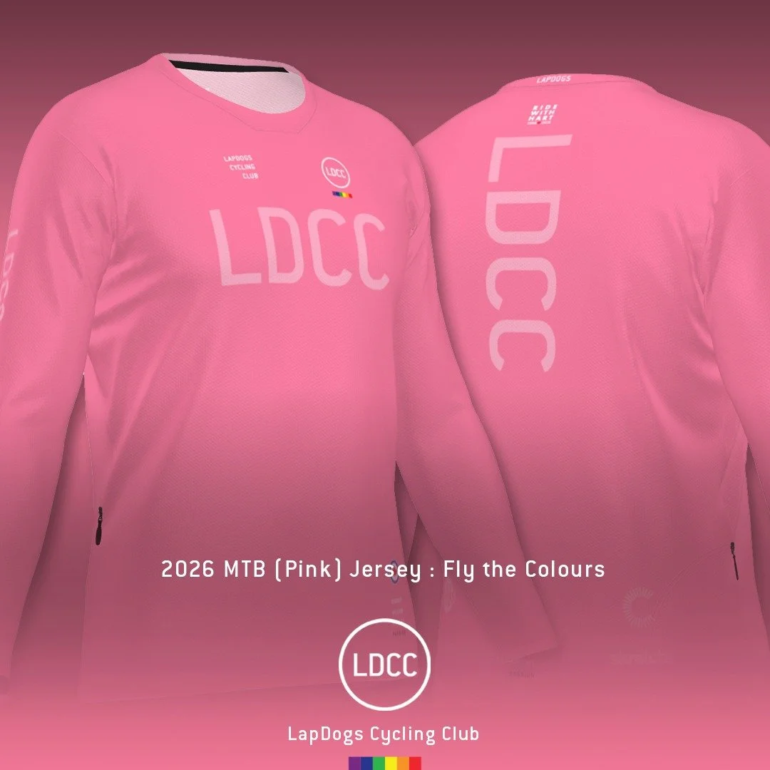 Fly the Colours!
&bull;
New LDCC MTB "Pink" Jersey is now available for order. Short sleeve, 3/4 sleeve and long sleeve available. We'll also have a "Black" version available.
Full details and webstore link here : https://www.lapd