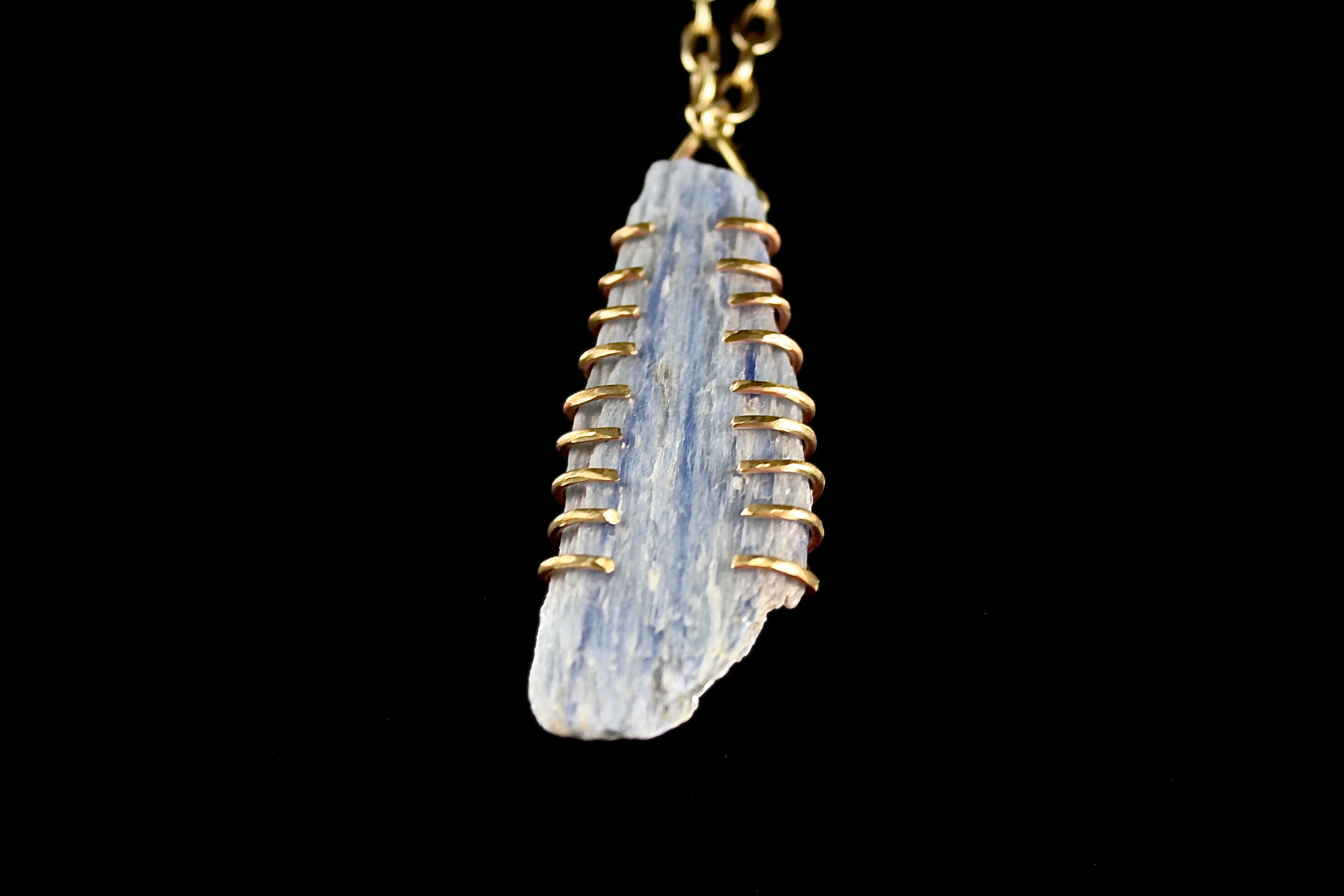 Blue Kyanite Stone Necklace.jpg