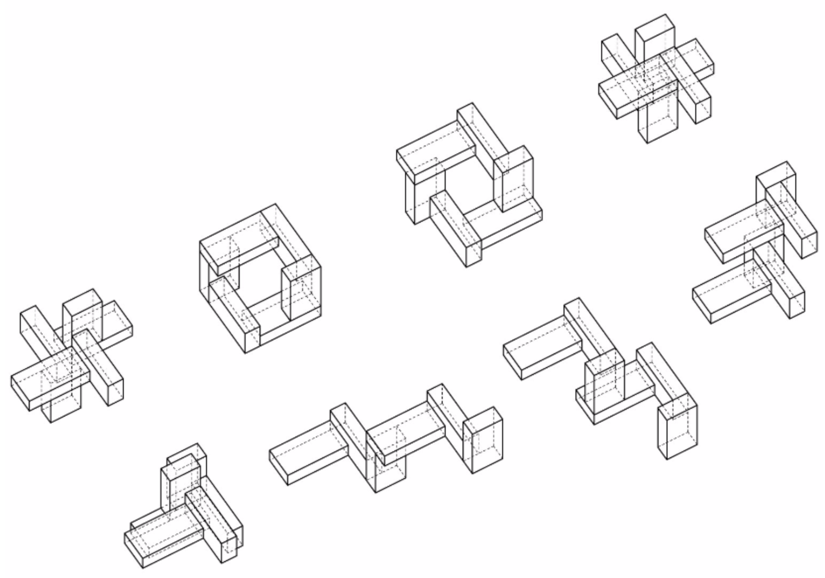 Eight variations of one spatial relationship from GRAPE .