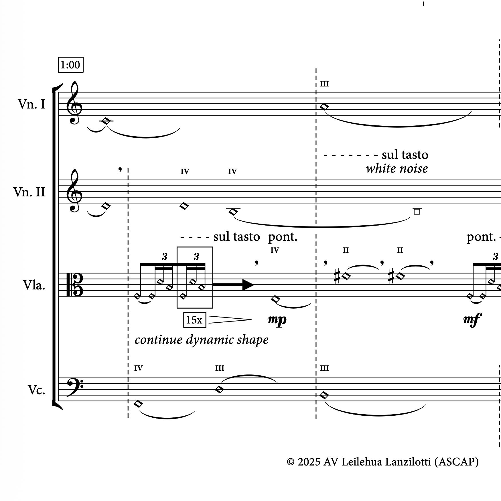 the water in your body is just visiting (for string quartet) — DIGITAL