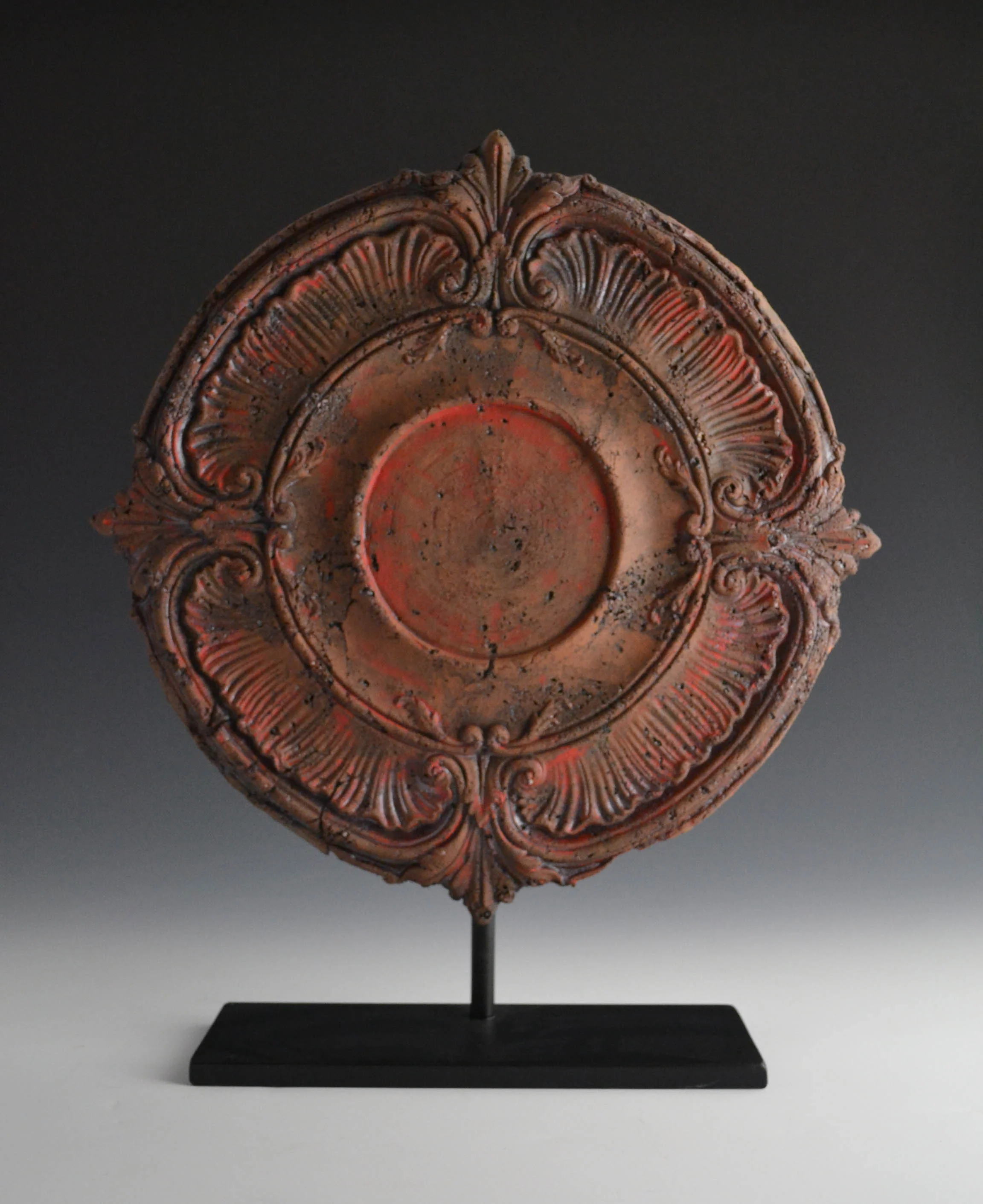Untitled (Red Medallion)