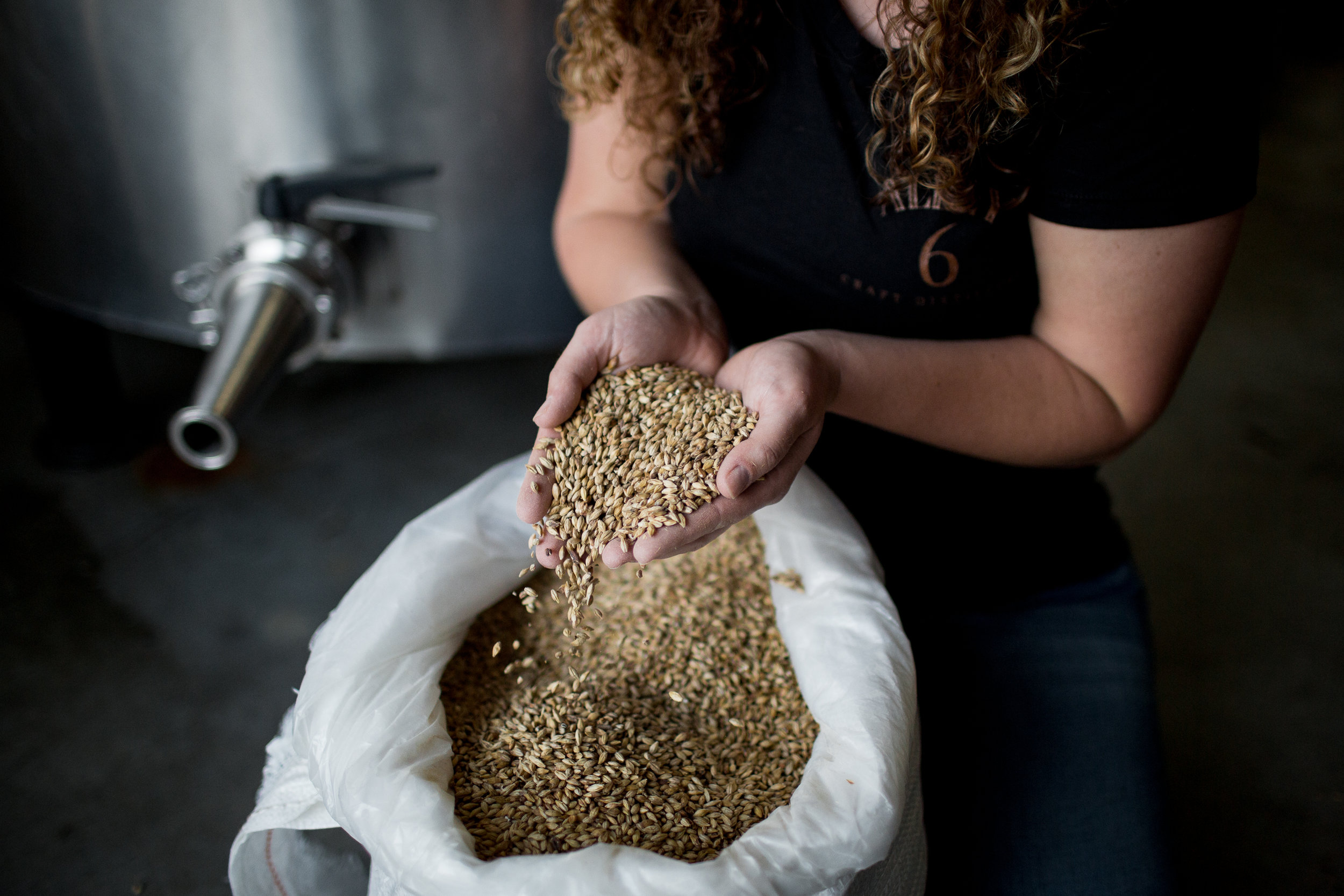 making whiskey at Alley 6 craft distillery in Healdsburg, CA