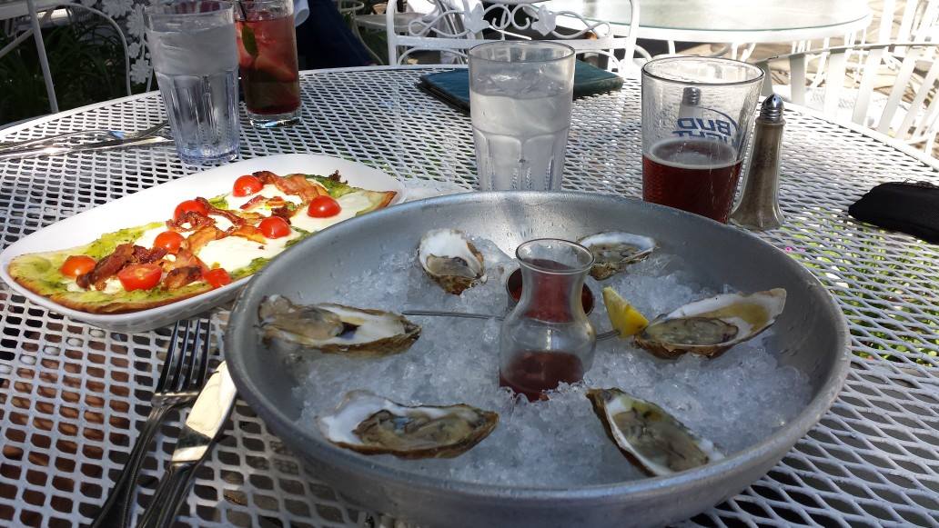 Raw Oysters at Tewksbury Inn
