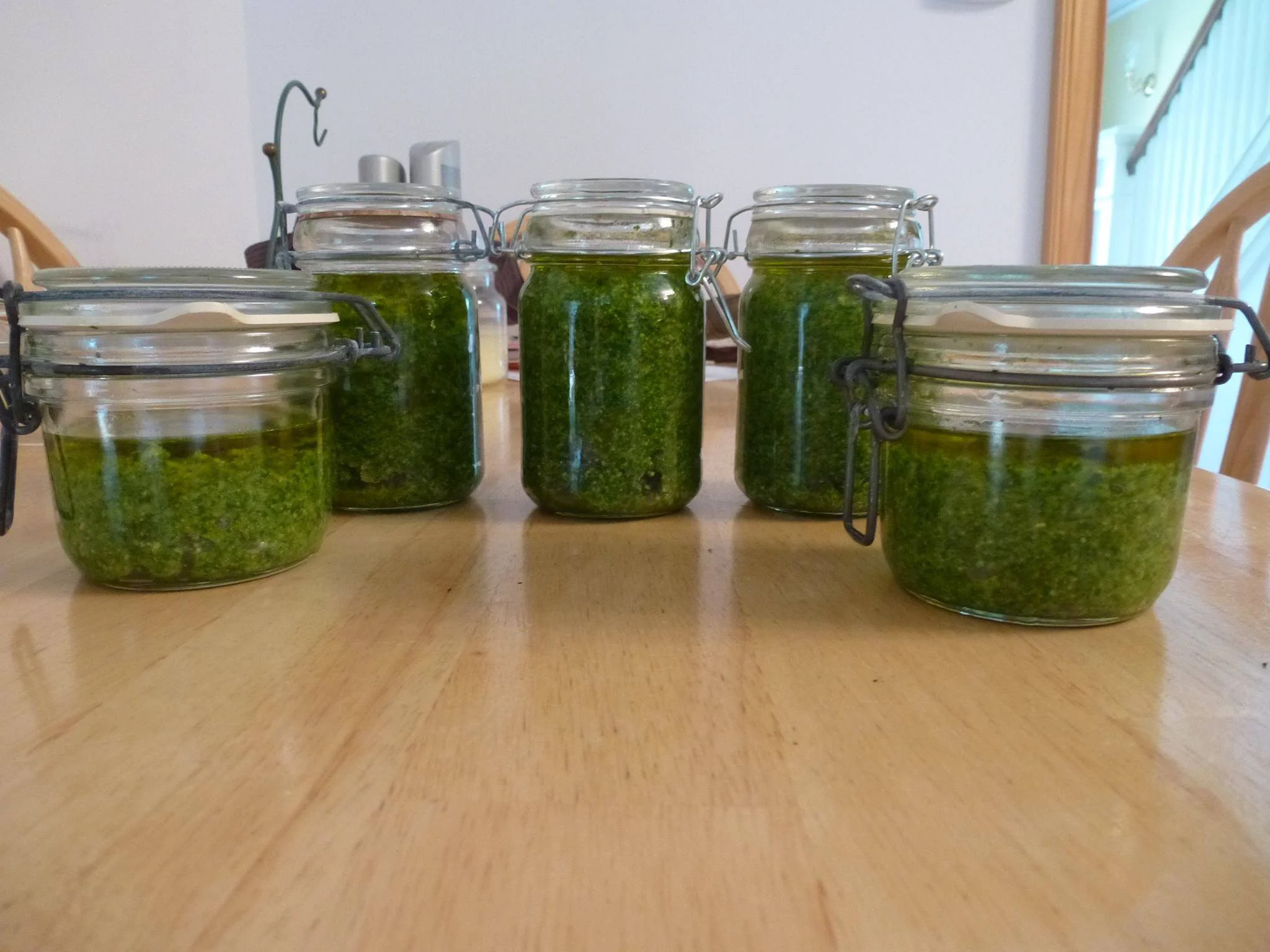 What to do with all that basil? MAKE PESTO!