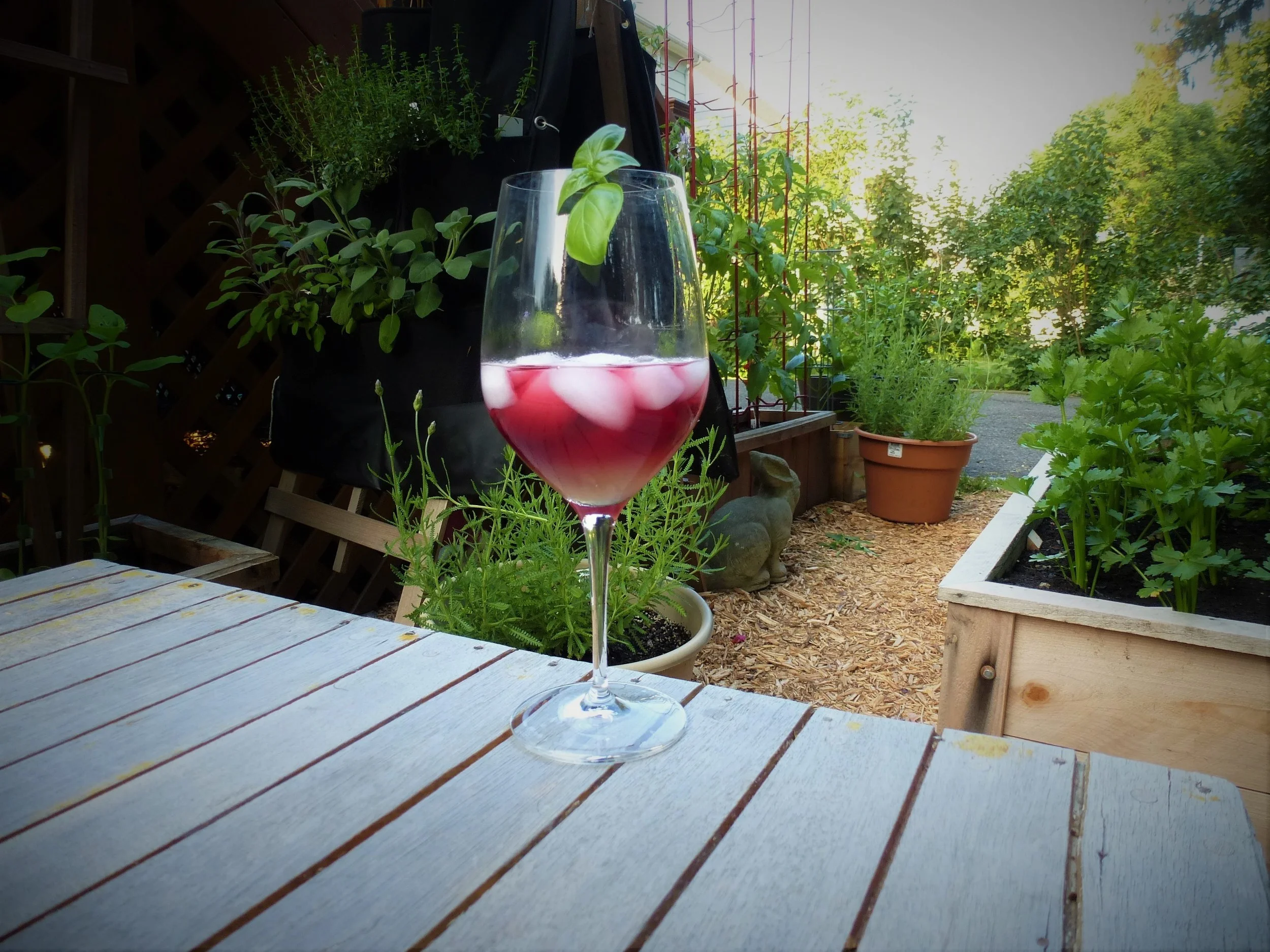 Refreshing Summer Cocktail with Basil