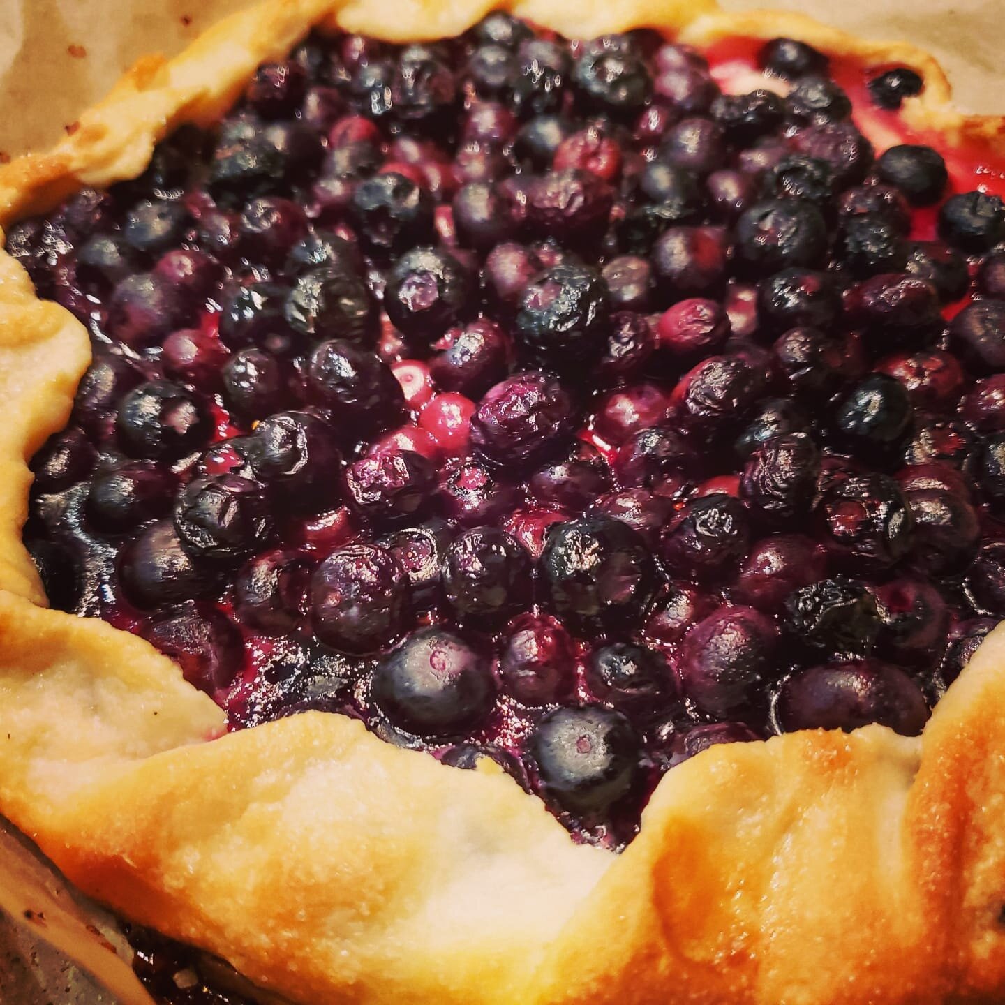 Galettes! No recipe to post as this truly was a mix of other people's creativity. @inagarten for her pie crust recipe, @ediblejersey for the blueberry galette filling recipe, and @howsweeteats for her sour cherry galette filling recipe. Delicious and