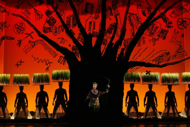 Director Julie Taymor has incorporated puppetry and traditional African folkloric storytelling into this spellbinding theatrical masterpiece. Photo by Joan Marcus.