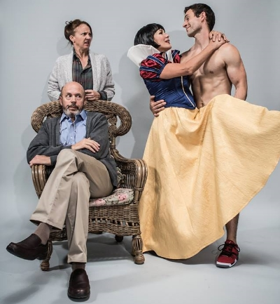 The cast of Alberta Theatre Projects' production of "Vanya and Sonia and Masha and Spike. Photo Credit: Kenneth Locke